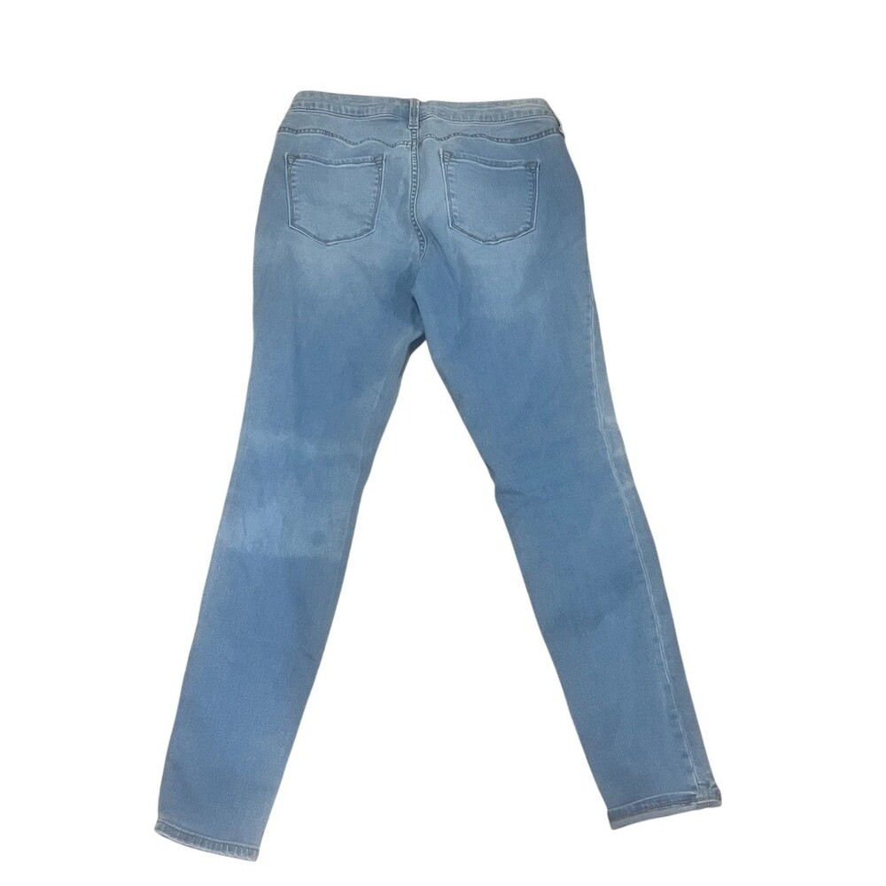 Old Navy Skinny Jeans Womens Size 4 Blue Light Wash Mid Rise Stretch - Picture 5 of 7